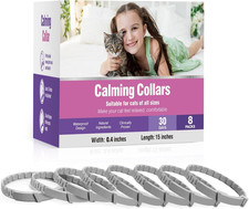 Calming Collar for Cats 8 PK Cat Stress and Anxiety Relief Pheromone Collar for