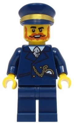 LEGO Minifigur Bahnhofsleiter idea177 aus 21344 Orient Express Personenzug Neu