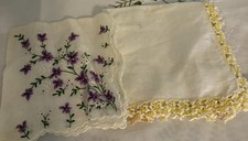 Lot Of Vintage Tatted Handkerchiefs - One In Box