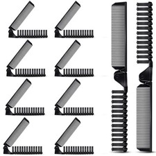 10 Pcs Portable Travel Folding Comb Brush Combo Compact Foldable Hair Brush