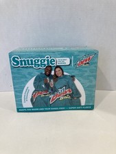 Snuggie Mountain Dew Baja Blast Wearable Super Soft Fleece Blanket NIB
