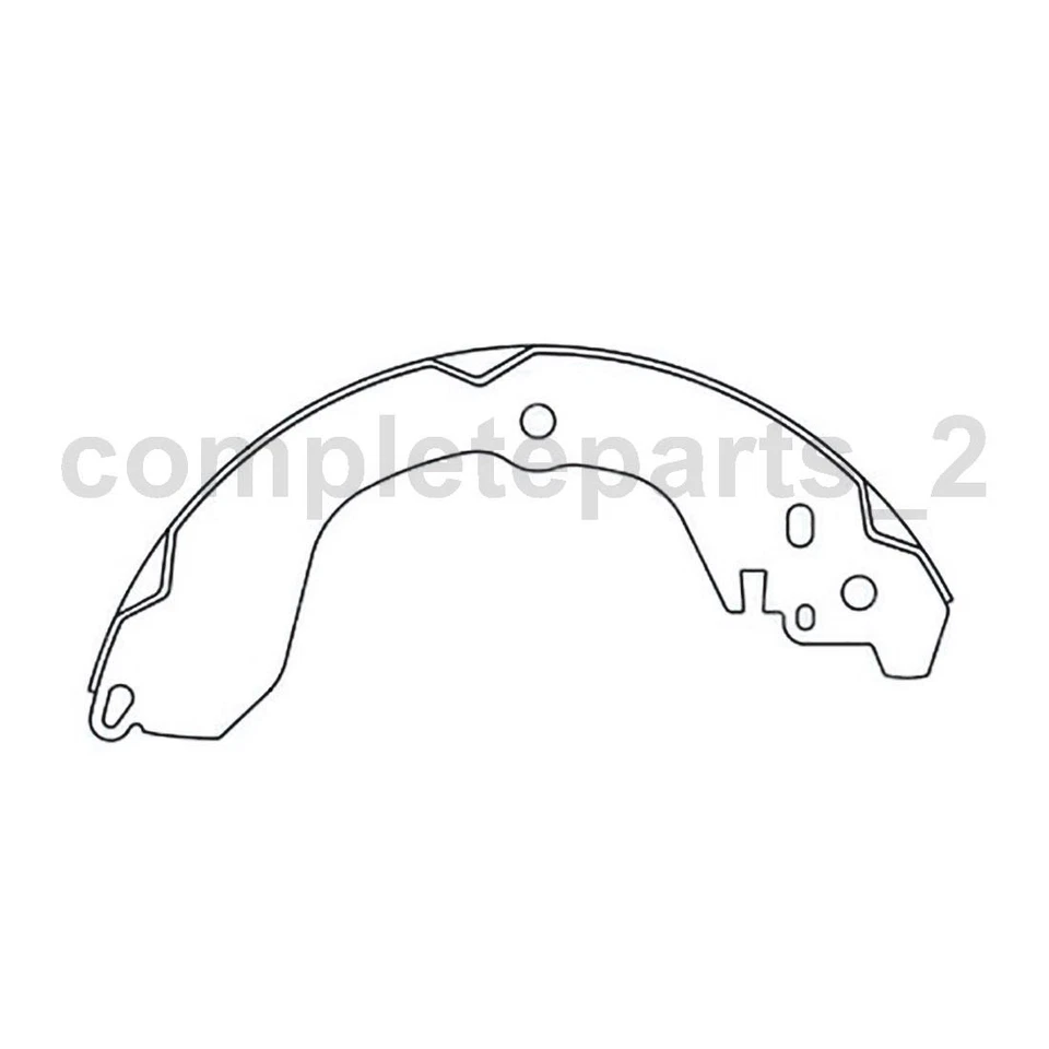 Kit de 2 herrajes de freno de tambor trasero para Dodge Avenger 2,4 L 2,7 L 2,0 L Foto 2 de 4