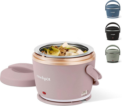 Crock-Pot 20-Ounce Electric Lunch Box, Portable Food Warmer, Blush Pink | Perfec
