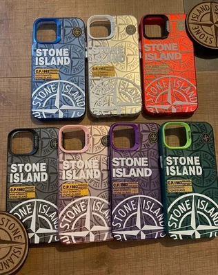 Coque De téléphone Stone Island Pour iPhone XS XR 11 12 13 14 15 16 Pro Max Plus - Imagen 1 de 4