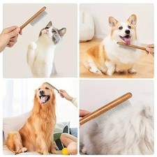 Pet Wooden Facial Cleaning Comb Eye-poop Comb Cat Hair Comb Pet Clean Supplies