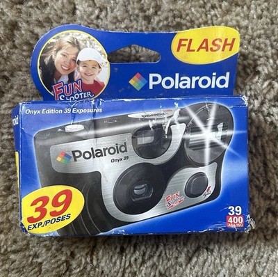 Polaroid Fun Shooter Flash 39 Exposure Disposable One Time Use Camera EX 12/2010