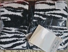 BAREFOOT DREAMS CC Throw 45x 60 WHITE TIGER PRINT NWT MSRP 140 - SAVE  