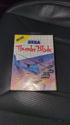 Box And Cartridge Only *untested Broken As-is* Thunder Blade (Sega Master, 1988)
