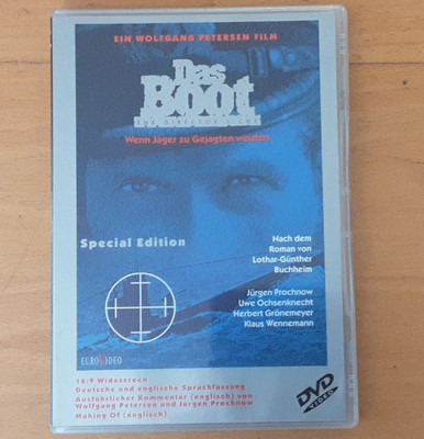 Columbia TriStar Das Boot Director's Cut Special Edition DVD PAL RC2 208 Min