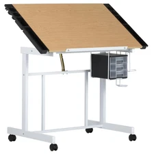 Studio Designs Deluxe Craft Station, Top Adjustable Drafting Table Craft Tabl...