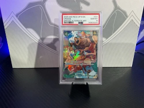 PSA 10 🔥Urouge (SP) OP07-021 Royal Blood Foil TCG ENG One Piece Special Art🔥