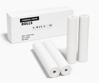Universal Thermal Paper A4 210x297mm 4 Rolls  for Portable Thermal Printers 8M/R