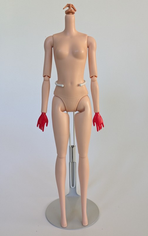 Mattel Barbie Collector Kylie Minouge Replacement Doll Body with Stand
