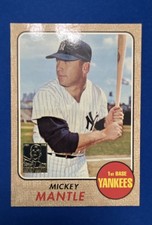 1996 Topps - Mickey Mantle Commemorative Reprints Mickey Mantle #18 1968 Topps