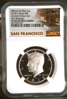 2018 S Proof Silver Kennedy Half Dollar Limited Edition - NGC PF69 - A54