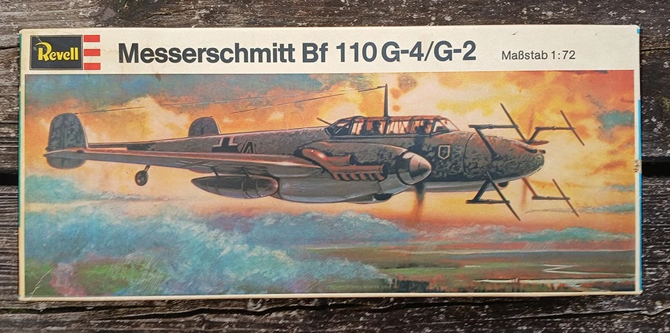 Modellbausatz Revell Messerschmitt BF 110 G4  in 1:72 Flugzeug Bausatz  ungebaut