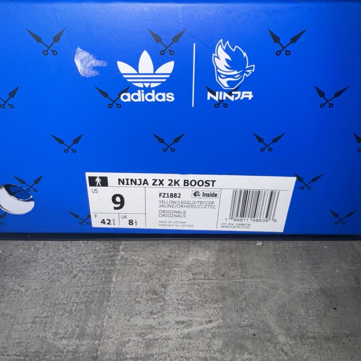 とと Adidas x Ninja ZX 2K Boost 'Time In Yellow Legacy Gold' Black