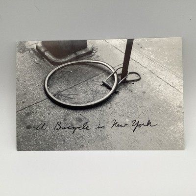 Bicycle in New York, Nick Migliore Postcard, unposted