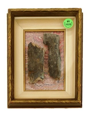 Framed Teatro La Fenice Opera House Burnt Holy Relic Fragments
