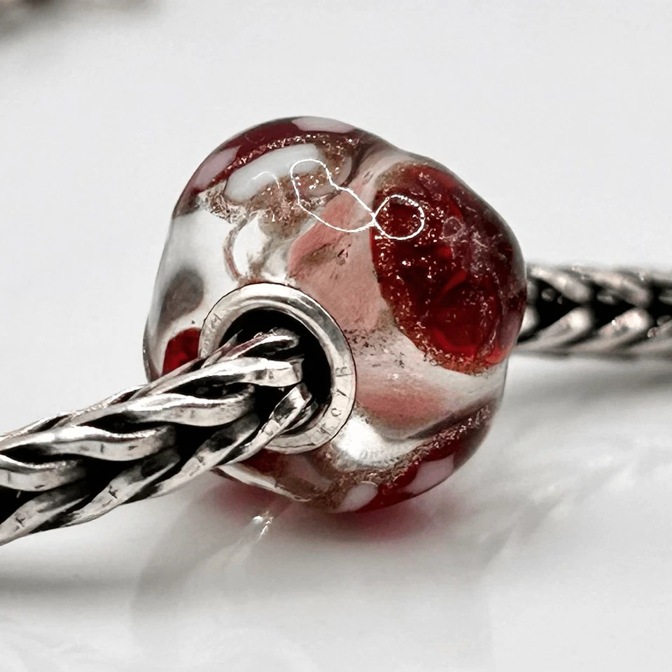 TROLLBEADS Mini Barril Evento Solo LAA 925S Oro Rojo Brillo Navidad ¡NUEVO CON CAJA! Foto 3 de 4