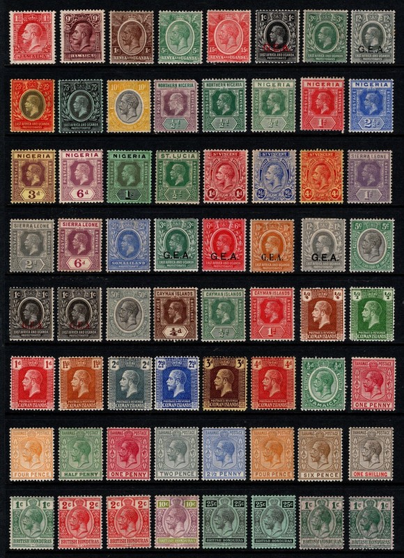 An Accumulation of MH KGV Issues from Colonies & Territories