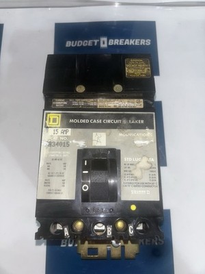 SQUARE D,FA34015,I-LINE CIRCUIT BREAKER 15A 480V 3P