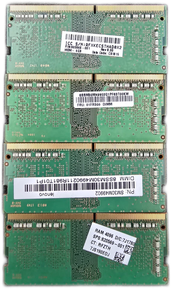 Samsung M471A5244CB0-CRC 4GB DDR4-2400 SO-DIMM RAM 14x Sticks 56GB Total - Image 2 of 4