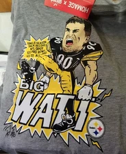 TJ WATT HOMAGE GIANT EAGLE EXCLUSIVE SHIRT Size Small Pittsburgh Steelers