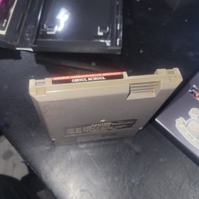 Ghoul School Nintendo NES Authentic Tested Wih Manual Custom Hard Shell Case