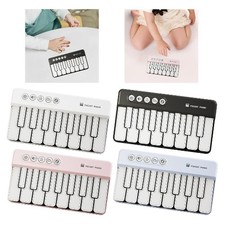Piano de bolsillo ligero piano electrónico con sonido y luz mini teclado para niños