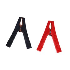 2Pcs 100A Battery Alligator Clips Premium Compact for Auto Vehicle Boat