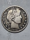 Barber Half Dollar coin from a recent eBay sale