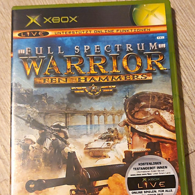 Full Spectrum Warrior: Ten Hammers Microsoft Xbox PAL