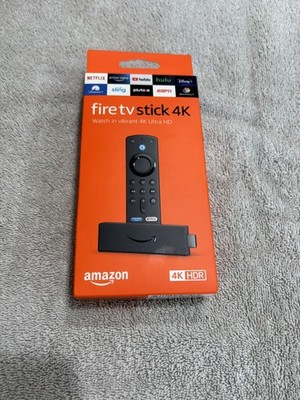 Amazon Fire 4K HDR Streaming Media Player - Black (B08XVYZ1Y5)