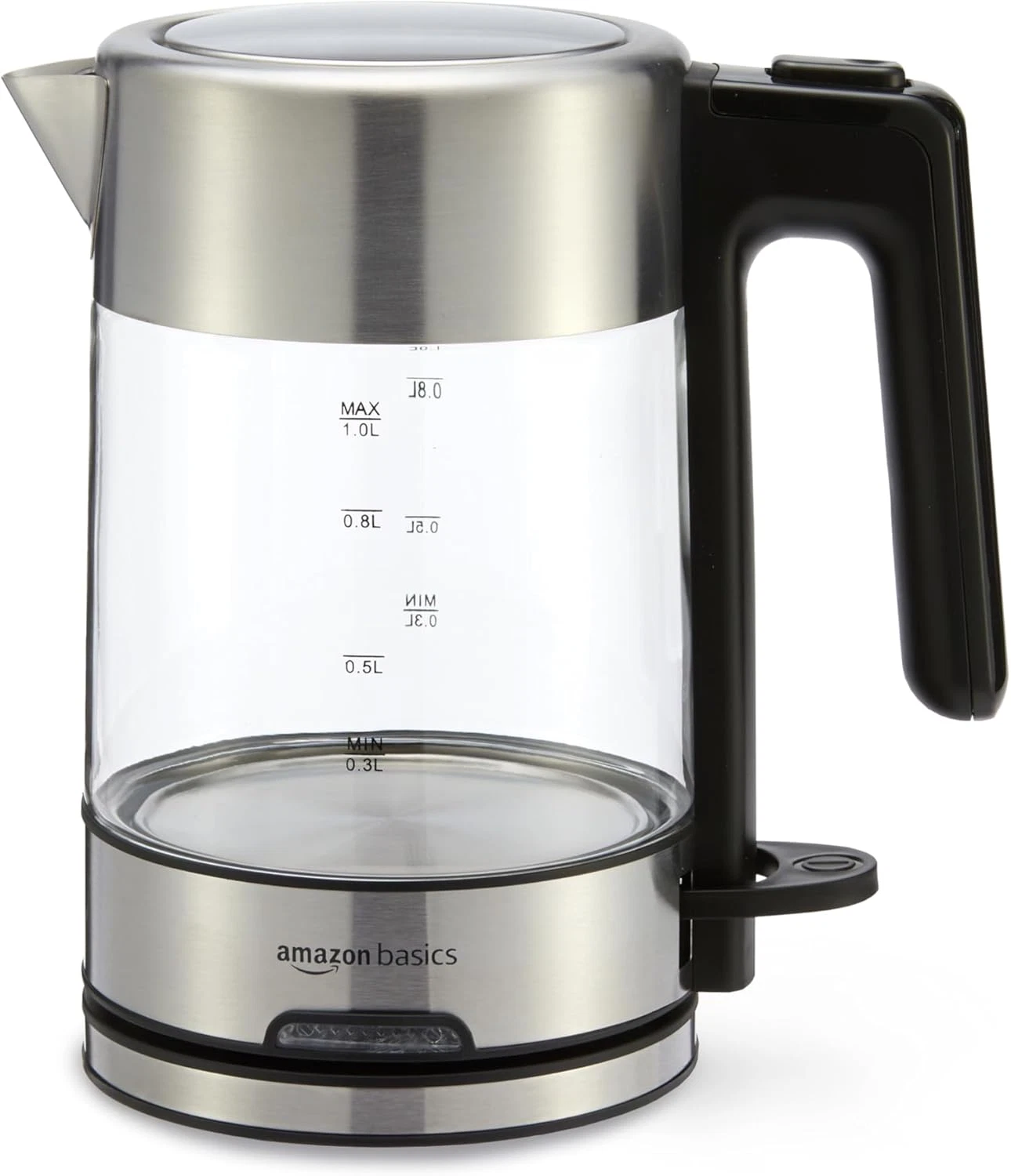 Electric Kettle with Glass Carafe for Tea and Coffee, Fast Boiling, Auto Shut-Of
