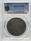 1894-S Morgan Dollar, 90% Silver,  PCGS VG08 Gold shield