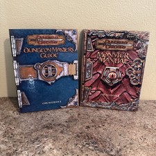 D D Monster Manual  Dungeon Master's Guide Bundle of 2