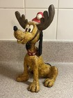 Disney 8.5” Reindeer Pluto Vintage Holiday Figurine Statue Dog — photo 6