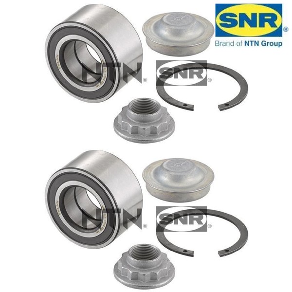 2X Radlagersatz SNR R155.129 2 Radlager Satz Links Rechts Vorderachse-image