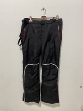 Tuta da neve Pantalone Marca Ast Taglia Xl Colore Nero Strisce Rosse