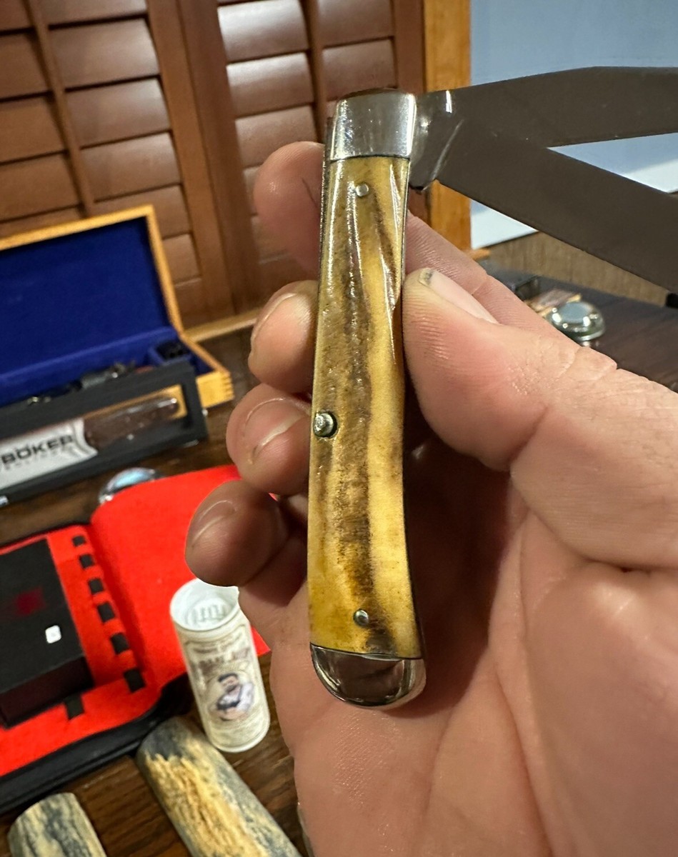 Rare* 1920-1940 Case 5254 Tested Era Trapper Pocket Knife Stag