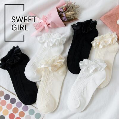 トップス treaturself lace frill cotton sweat トップス Treaturself lace frill cotton sweat lace frill