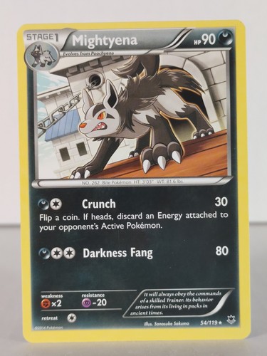 Mightyena - XY Phantom Forces - 54/119 - Juego de cartas coleccionables Pokémon - Raro - Imagen 8 de 26