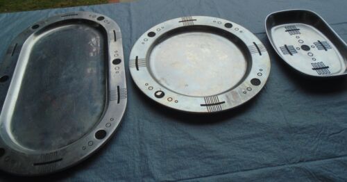 Vassoio SoHo ovale Wilton RWP piatto argento 19 per 11” RARO - Foto 8 di 8