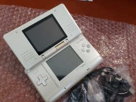 Nintendo DS Launch Edition Pure White Handheld System, Refurb, Ships Quick