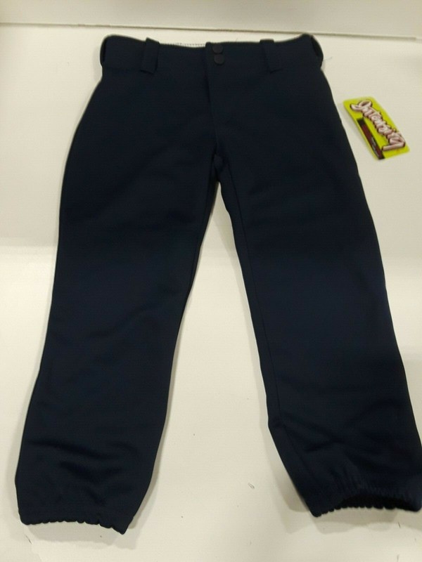 SOFFE GIRLS MD ,SOFTBALL PANTS,NAVY BLUE