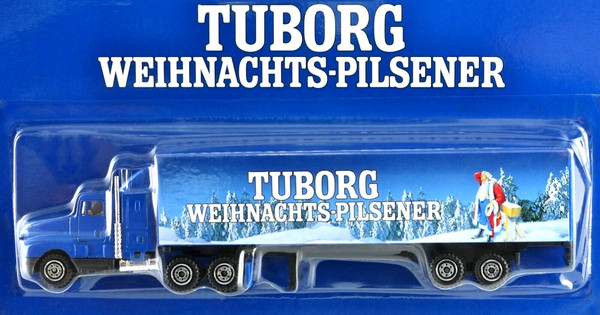 Tuborg Weihnachtstruck Lkw Modell 1:87 Sattelzug Us Truck Weihnachts-Pilsener-image
