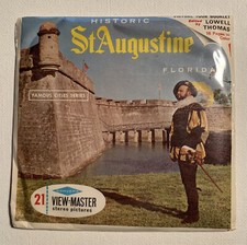 NEW/SEALED View-Master ST. AUGUSTINE FLORIDA - A981 - 3 Reel Set  Booklet
