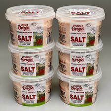 THE SINGLE ORIGIN FOOD CO 6PK Pink Himalayan Salt Tub (course) 20 oz/ea BB 11/26