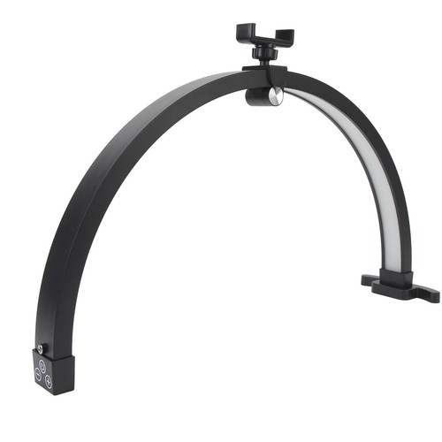 20 Inch Half Moon Nail Desk Lamp Touch Key Half Moon Fill Light Foldable 20W ACM - Bild 25 von 33